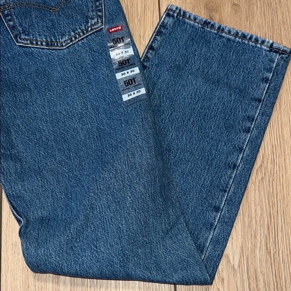 Levi's 501 Original Classic Blue Jeans - Picture 12 of 16
